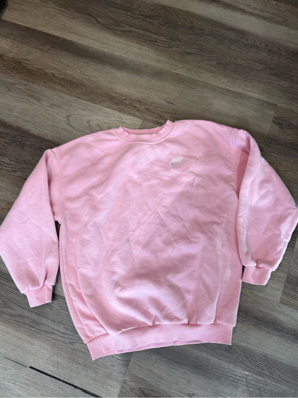 Nike baby pink sweatshirt